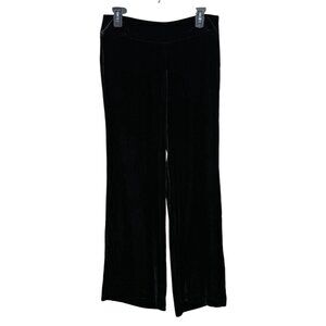 The Limited "Cassidy" style Silk Blend Black Velvet Wide Leg Pants Size 4  NWT